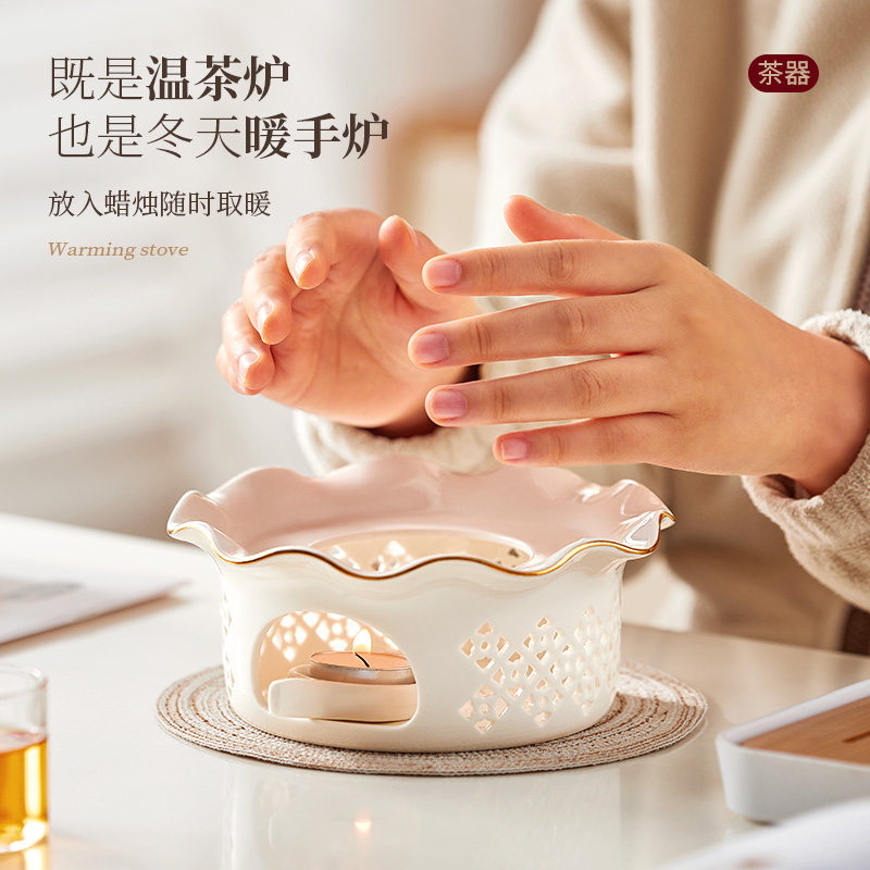 忆壶茶温茶炉玻璃茶壶蜡烛暖茶炉家用陶瓷底座保温炉泡花茶煮茶炉,淘宝优惠券,粉丝福利购,淘宝优惠卷