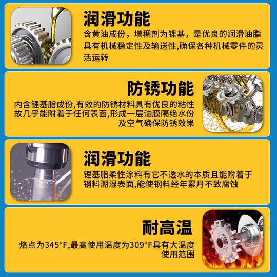 German liquid butter spray for door locks