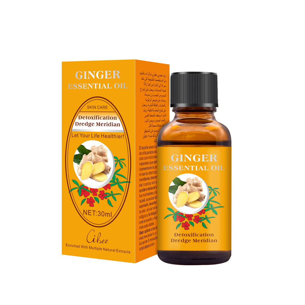 生姜按摩油Plant Essential Oil Ginger Massage body oil - 图3