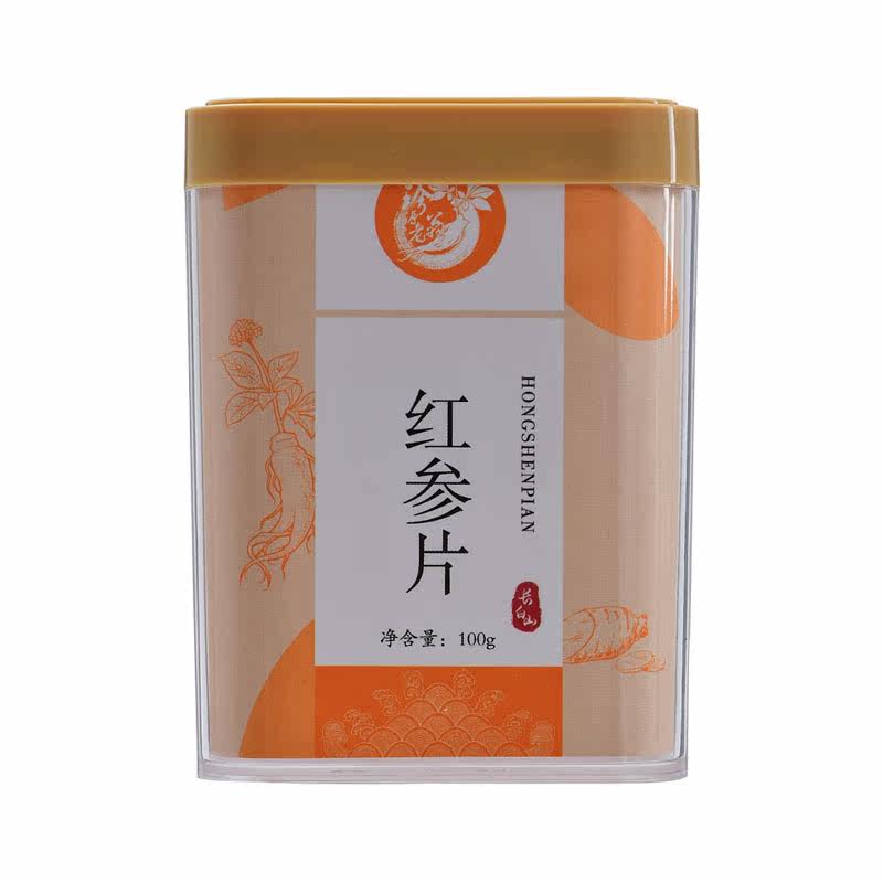 正品特级人参片泡水煲汤泡酒切片 鲜参时代滋补养生人参/园参及其制品