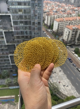 手工钩织紫铜镀金隔热垫高端轻奢茶壶垫茶杯垫中式壶承垫加厚款