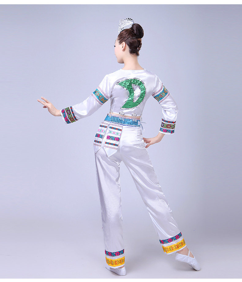 彝族彝女云南凉山全套2020喊演出服 枫禾析民族服装/舞台装