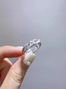 新品原创纯银o型链条镂空嘻哈