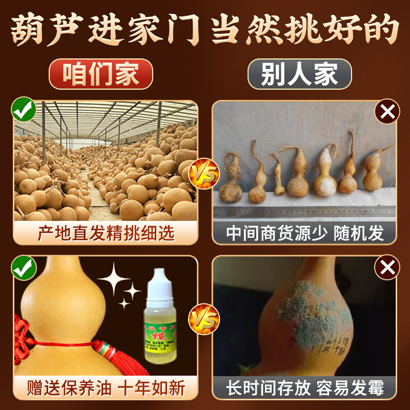 天然葫芦摆件挂件高40-45厘米入户开口胡芦店铺客厅门文玩吉祥结
