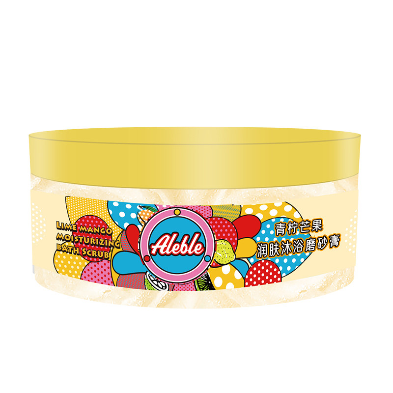 aleble香柠芒果香身体女男去磨砂膏 aleble身体磨砂