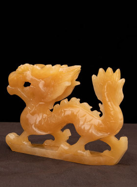 双龙戏珠家居客厅玄关装饰摆件