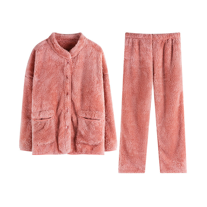 cu /诚棉优品冬季舒适双面北极绒 诚棉优品睡衣/家居服套装