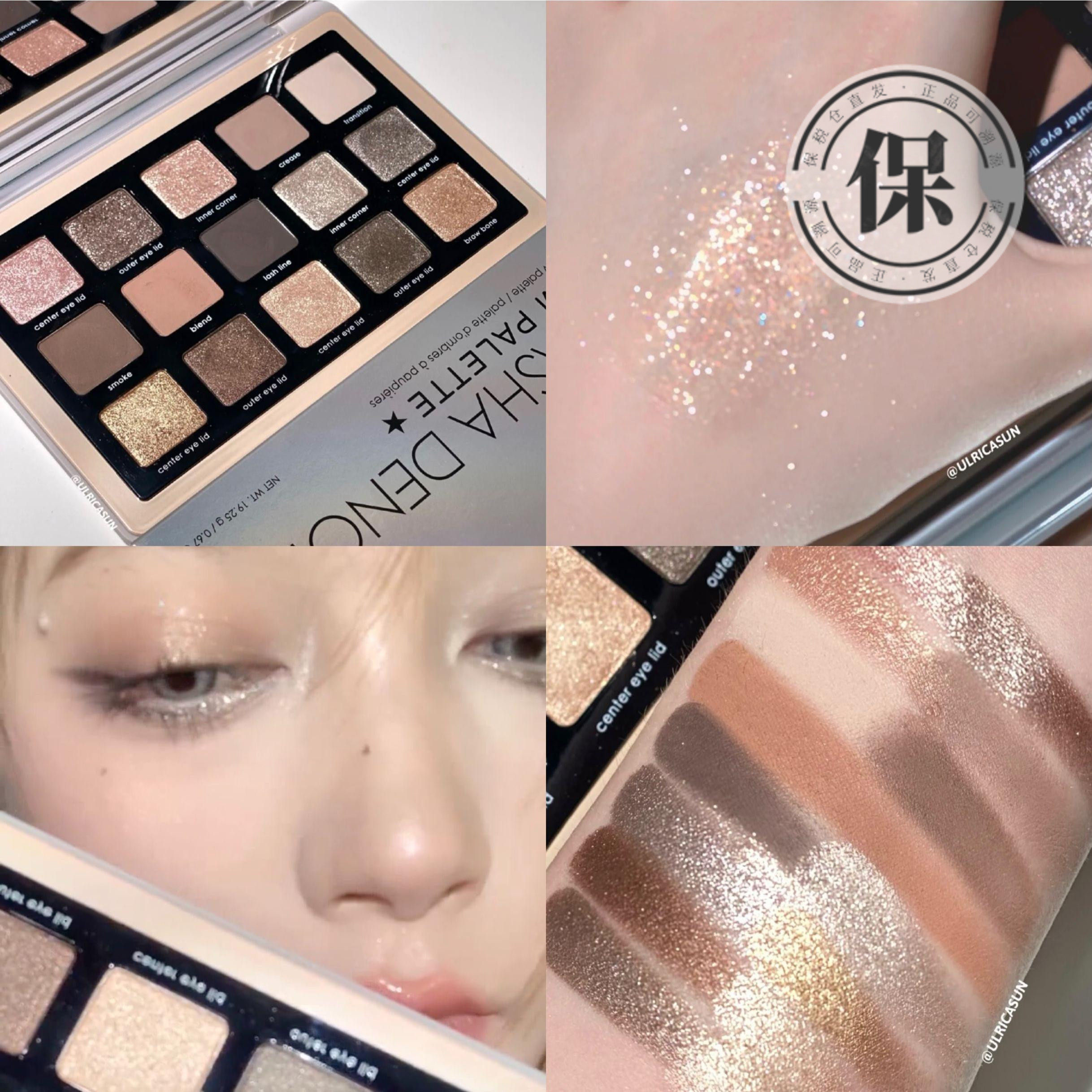 natasha denona水泥盘综合盘眼影盘 墨恩化妆品眼影