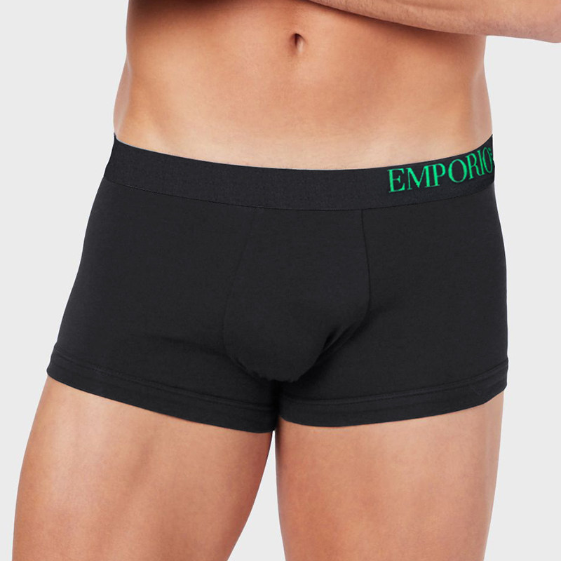 armani阿玛尼平角弹力纯棉男内裤 GOLDEN海外内裤