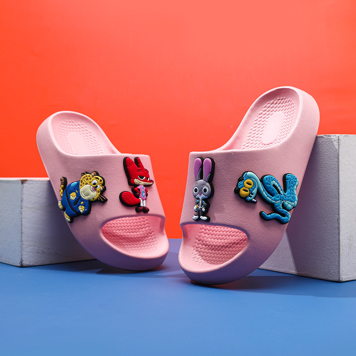 疯狂动物城儿童拖鞋男童女童防滑室内女孩洗澡男孩新款居家夏季,淘宝优惠券,粉丝福利购,淘宝优惠卷