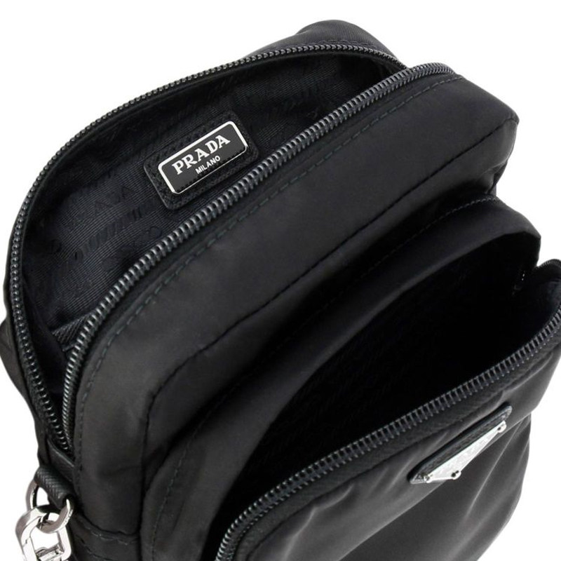 prada 2020年新款黑色尼龙手拿包 美欧汇奢海外女士包袋