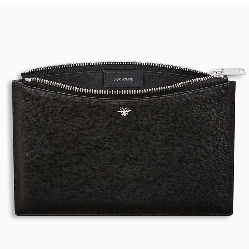 dior /迪奥新款酒红色软木手拿包 美欧汇奢海外男士包袋