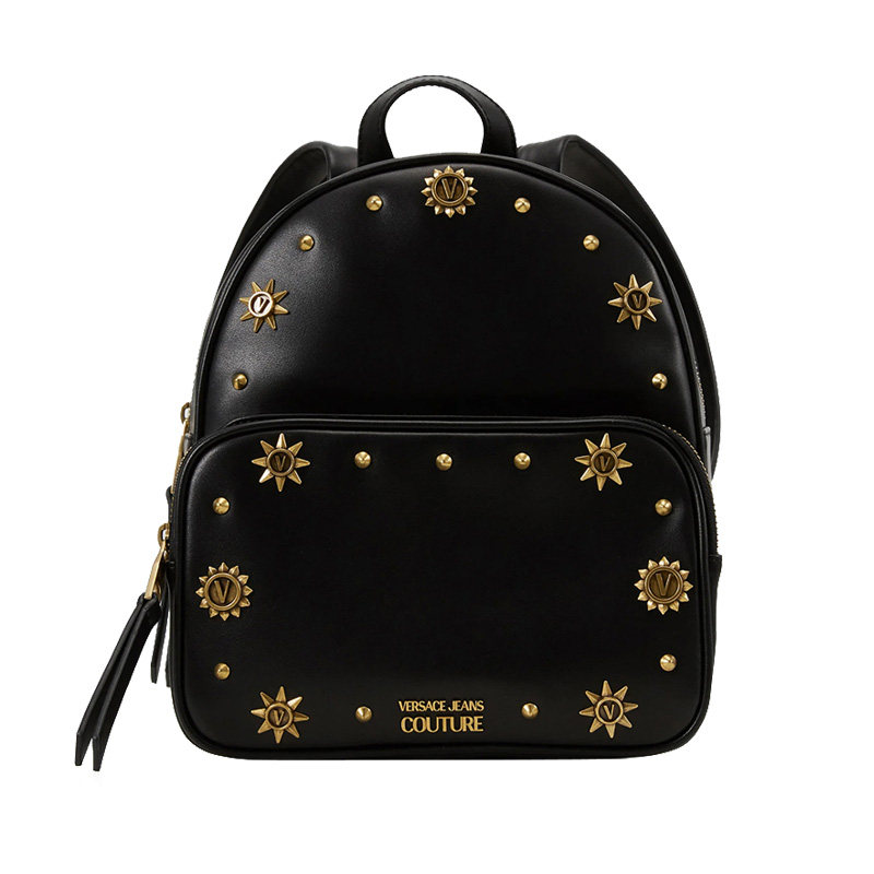 versace /范思哲女士黑色双肩背包 美欧汇奢海外双肩背包