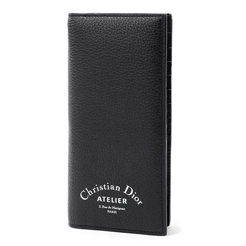 dior /迪奥男女同款牛皮印花钱包 美欧汇奢海外男士包袋