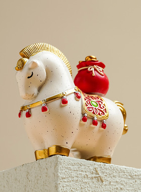 创意新中式马上有福摆件伴手礼