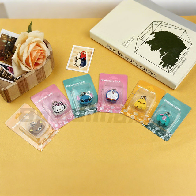 Student dormitory lock cartoon desk drawer lock dormitory