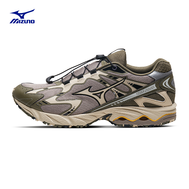 Mizuno美津浓男女新款秋冬运动鞋复古机能缓震跑鞋WAVE SOLAR V2