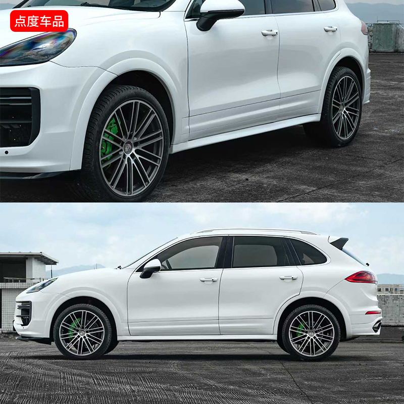 适用于15-17年保时捷卡宴老改新9Y0.2 Turbo GT前杠总成轮眉套件 - 图2