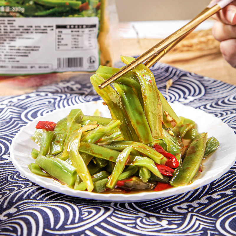 贡菜下饭菜椒麻即食开味脆嫩四川特产酱腌泡菜冷吃咸菜小菜苔干-图3