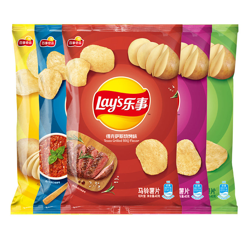 乐事15g40g办公室休闲食品大礼包 新源动食品膨化食品