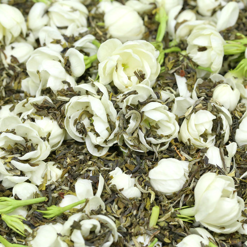 高碎茉莉花茶浓香茉莉茶叶末2025年新茶老北京口味花茶500克包邮 - 图0