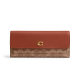 COACH long wallet 3-fold genuine leather Mila