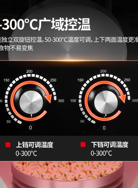 豪华商用台式双面加热电饼铛