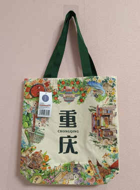 文创礼物单肩潮流图案旅游环保袋