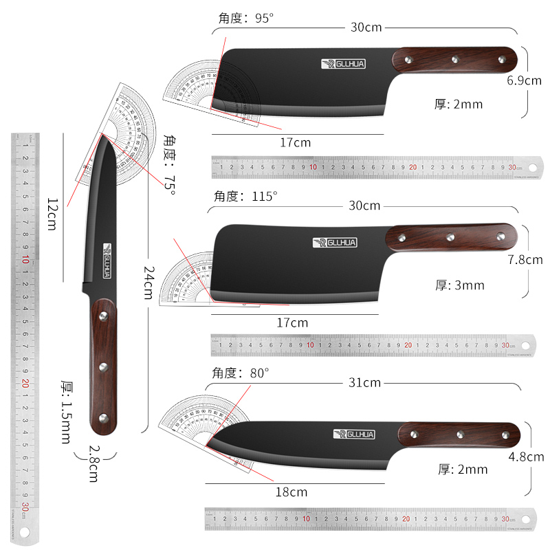 切菜刀家用厨师专用切片刀鱼生刀专业寿司刀日式刺身料理厨房刀具 - 图3