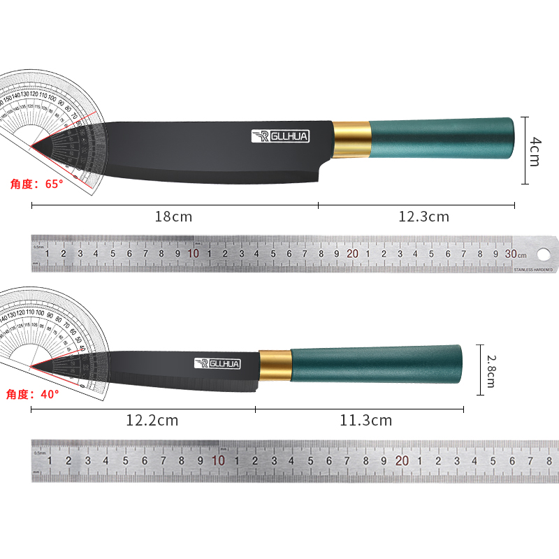 水果刀家用安全小刀子学生瓜果刀商用切西瓜水果刀具套装大号长款 - 图3