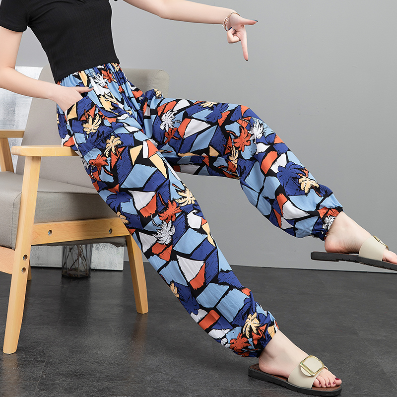 防蚊大人女裤子阔腿夏季沙滩裤子 carinacai休闲裤