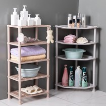 Washbasin storage floor shelves Floor Basin Racks Sub-Basin Triangles Makeup Room Bathroom Toilet Shelve Supplies Big