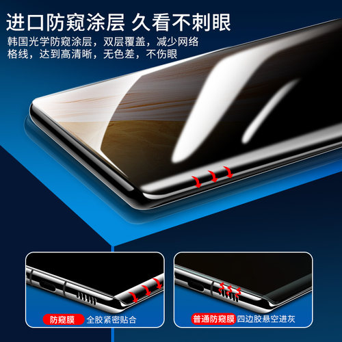 红礼适用中兴axon40ultra手机膜axon40uitra钢化水凝膜防窥axon40pro全屏A2023P屏幕保护zte贴膜axon40u屏保 - 图1
