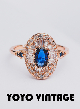 中古复古风个性高级感女款戒指