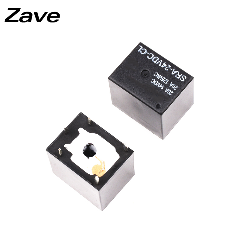 ZAVE继电器SRA-05V 12V 24VDC-AL-CL 4脚5脚T74 20A125V - 图3