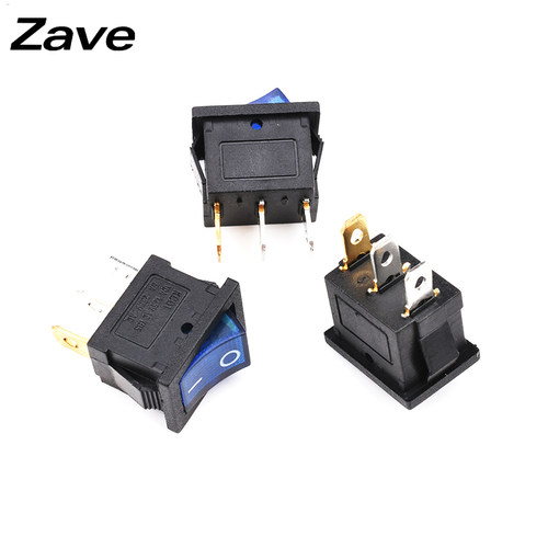 KCD1船形开关101/N带灯船型翘板电源103三脚102二档2脚2档3脚3档 - 图2