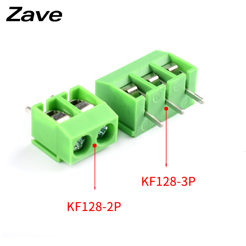 KF126-2 3 4P接线柱KF/MF126R端子5.0mm间距 5mm直脚可拼接螺钉式