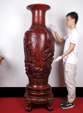 大号落地花瓶摆件新房电视柜摆设