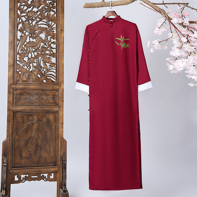 新款相声服德云传统大码五四夏长衫 青堌集民族服装/舞台装