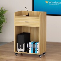 Teacher Lecture Desk Desk Reception Desk School Training Lecture Table Podium Podium Mobile Multimedia Conference Chair Table