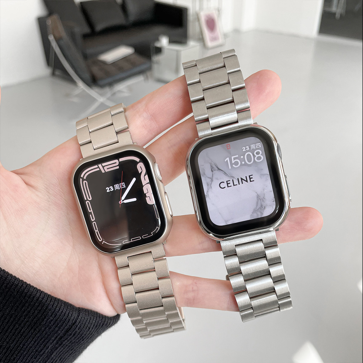 适用苹果apple watch iwatch s7表带 probefit智能手表手环表带/腕带