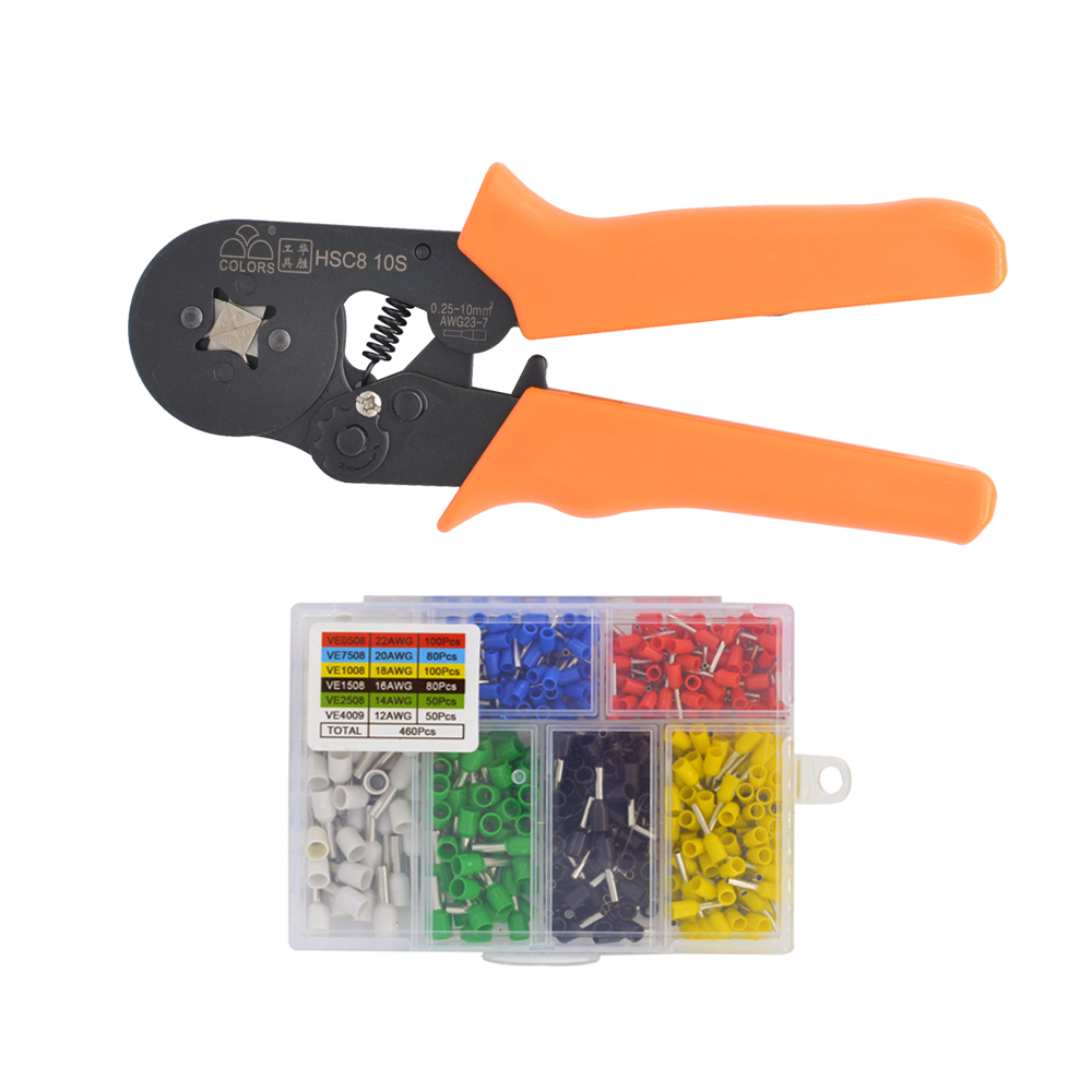 华胜HSC8 6-4压线钳VE端子0.25-6平方管型端子专用压线钳 - 图3