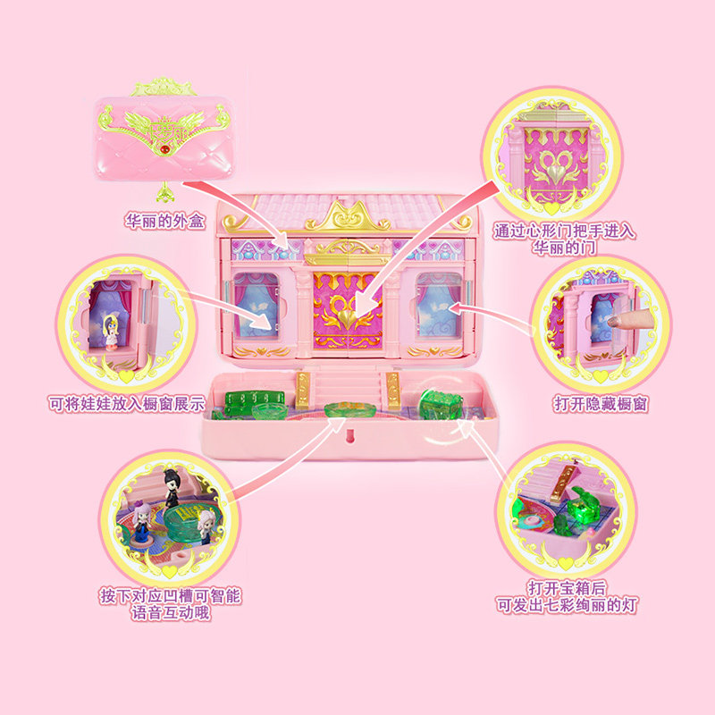 叶罗丽玩具宝石盒子娃娃店花蕾堡魔法宝盒辛灵情公主娃娃屋小女孩,淘宝优惠券,粉丝福利购,淘宝优惠卷