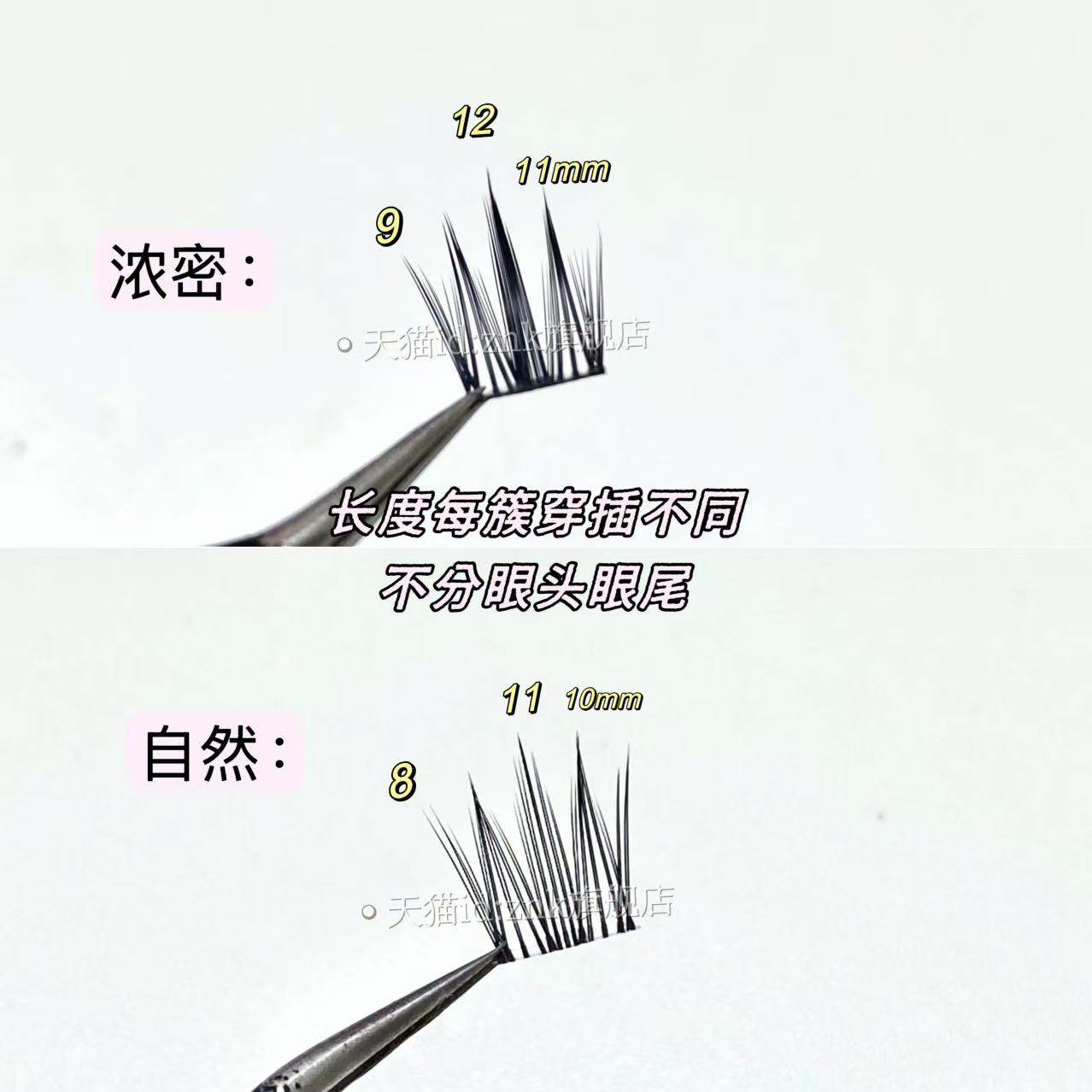 自然浓密随心配！免胶小花猫假睫毛漫画上镜仿真狗狗眼分段妈生,淘宝优惠券,粉丝福利购,淘宝优惠卷