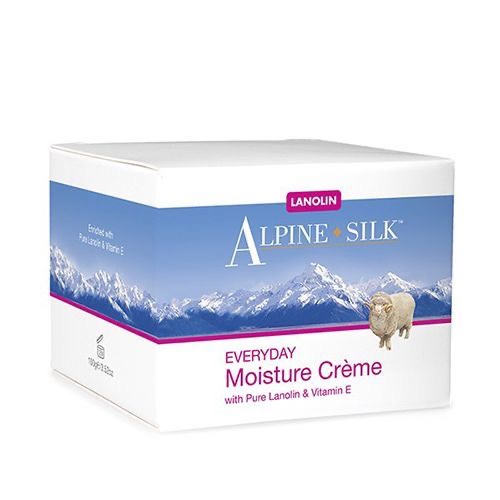 新西兰Alpine Silk保湿霜绵羊油维生素e乳补水滋润提拉紧致抗衰