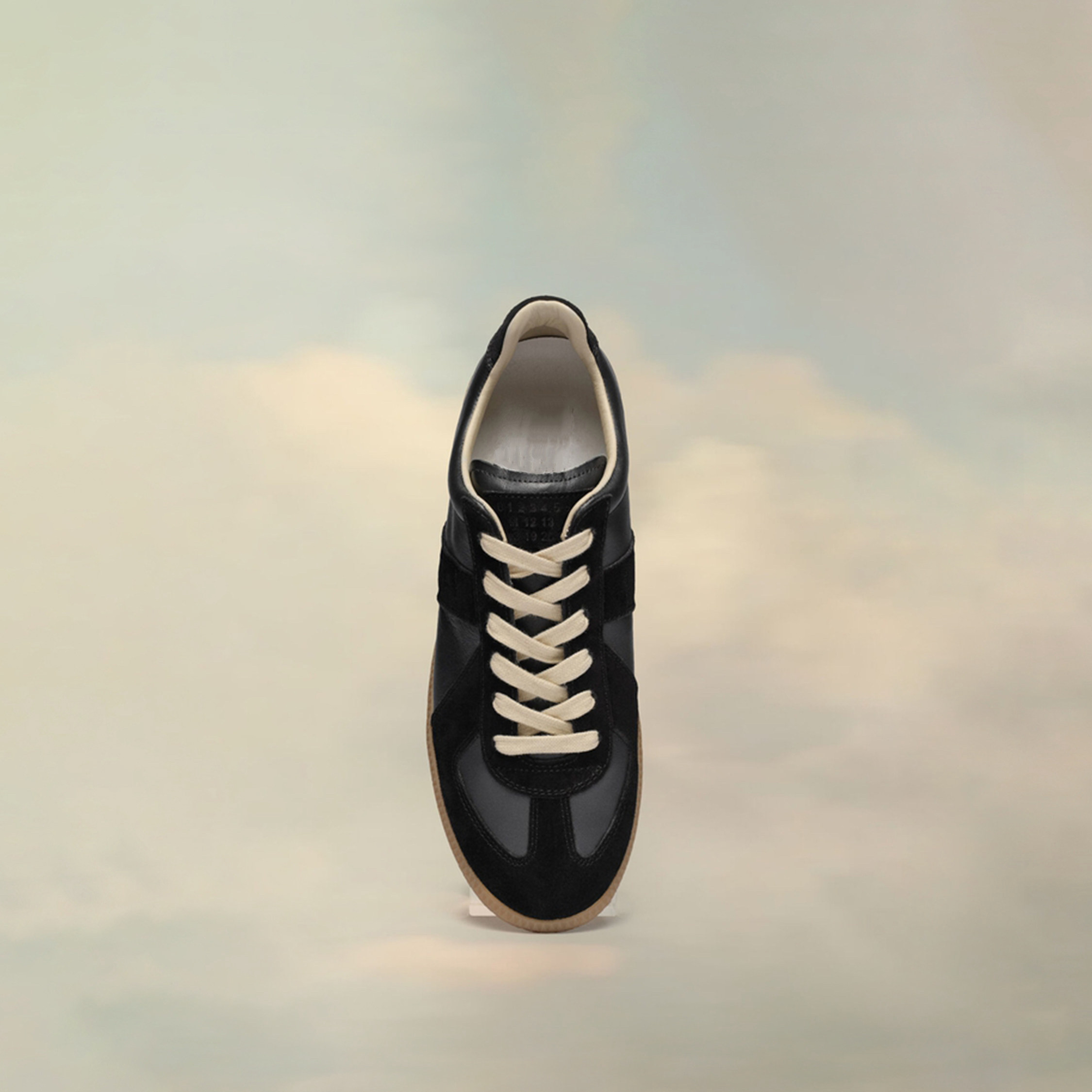 AMBSOM进口头层粒面小牛皮真皮德训鞋休闲鞋百搭板鞋 日常通勤,淘宝优惠券,粉丝福利购,淘宝优惠卷