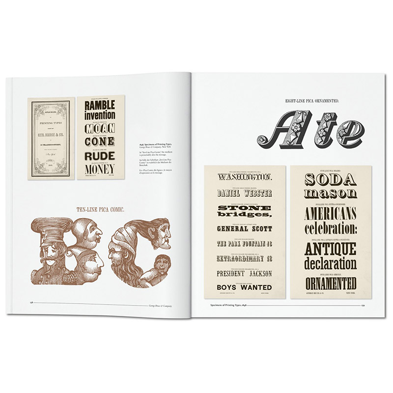 【现货】TASCHEN Type: A Visual History of Typefaces & Graphic Styles字形:字体和图形样式的视觉史 平面设计进口原版图书 - 图2