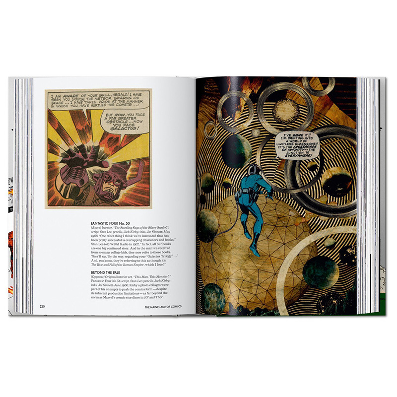 【现货】TASCHEN 40th The Marvel Age Of Comics.40周年纪念版1961年至1978年的漫威时代蜘蛛侠科幻电影漫画收藏画册英文进口图书 - 图2