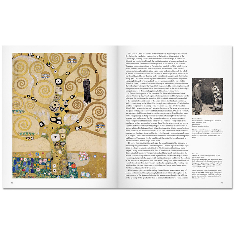 【现货】TASCHEN KLIMT塔森[基础艺术入门]画家克里姆特 象征主义画派绘画精选作品集画册集进口原版正版图书 96页 - 图0