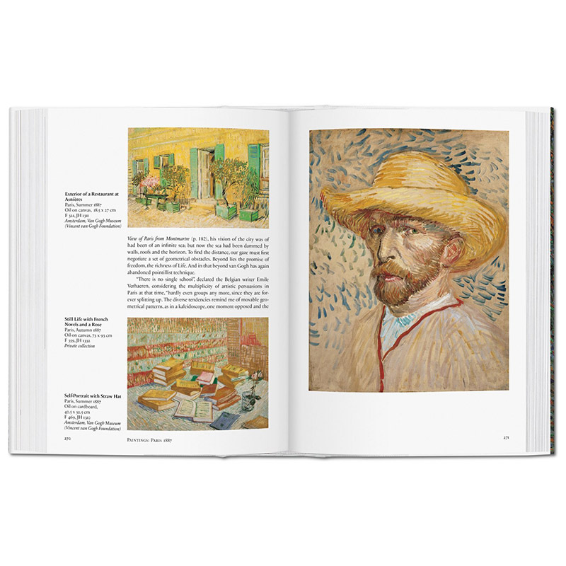 【现货】TASCHEN Van Gogh塔森[图书馆系列]梵高精装油画美术艺术作品后印象原画册画集进口英文原版图书书籍744页 - 图3